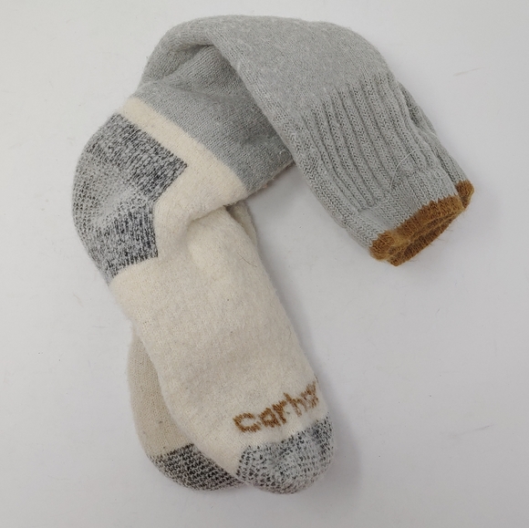Carhartt Other - Carhartt Weather Wool Winter White Gray Color Long Socks
